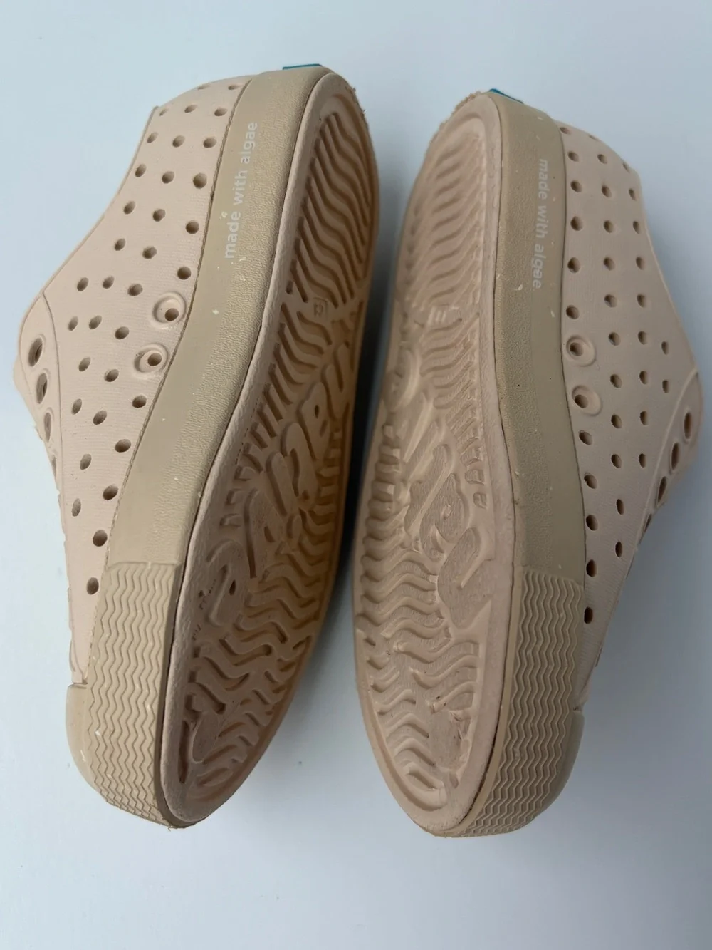 Native Jefferson Bio-Based Made with Algae Sneakers Beige Unisex Kids Toddler C8
